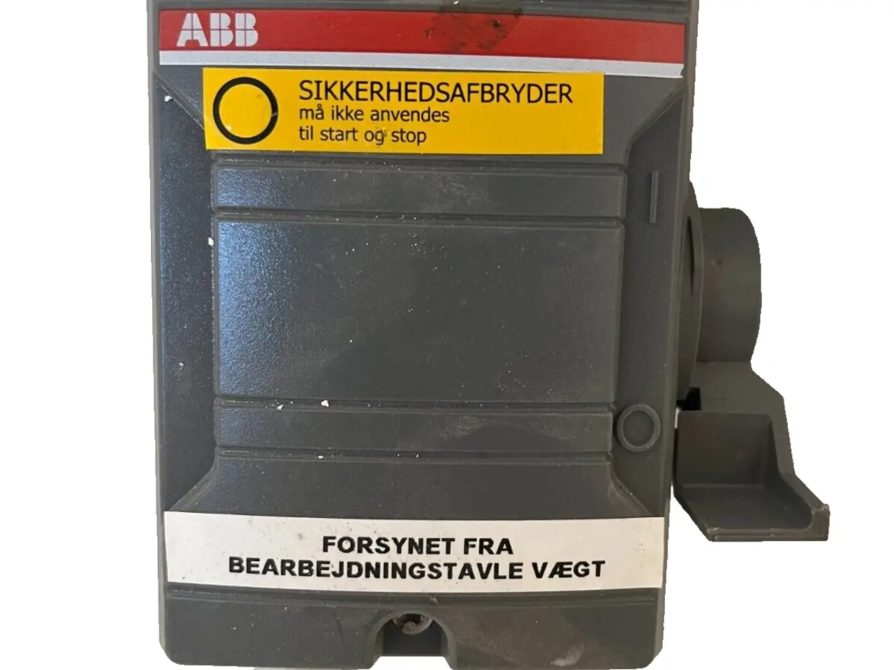 Billede 1 - ABB BWS316TPN Safety kontakt 3P 16A 400V IP65