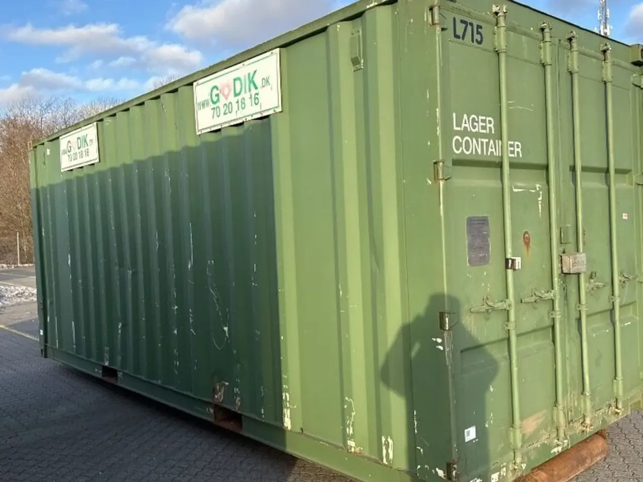 Billede 2 - Skibscontainer (P715) 20 fod