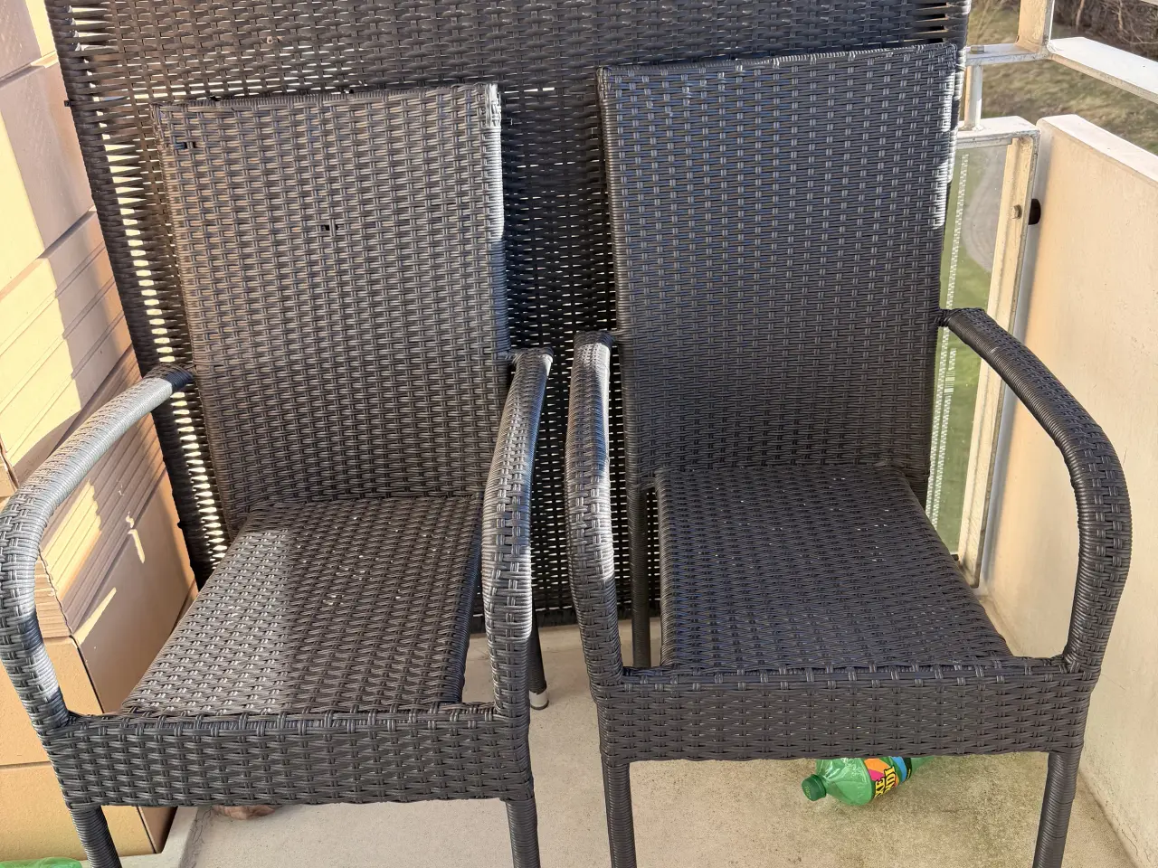 Billede 1 - Havestole i polyrattan mørkebrun