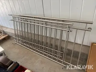 Gelændere aluminium 3 styk