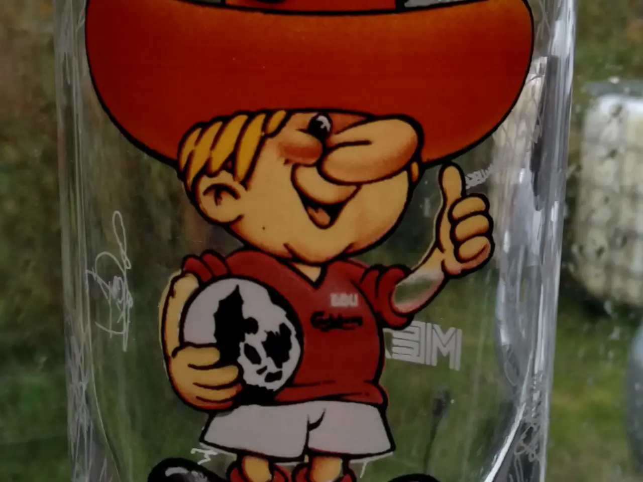 Billede 1 - Fodbold glas
