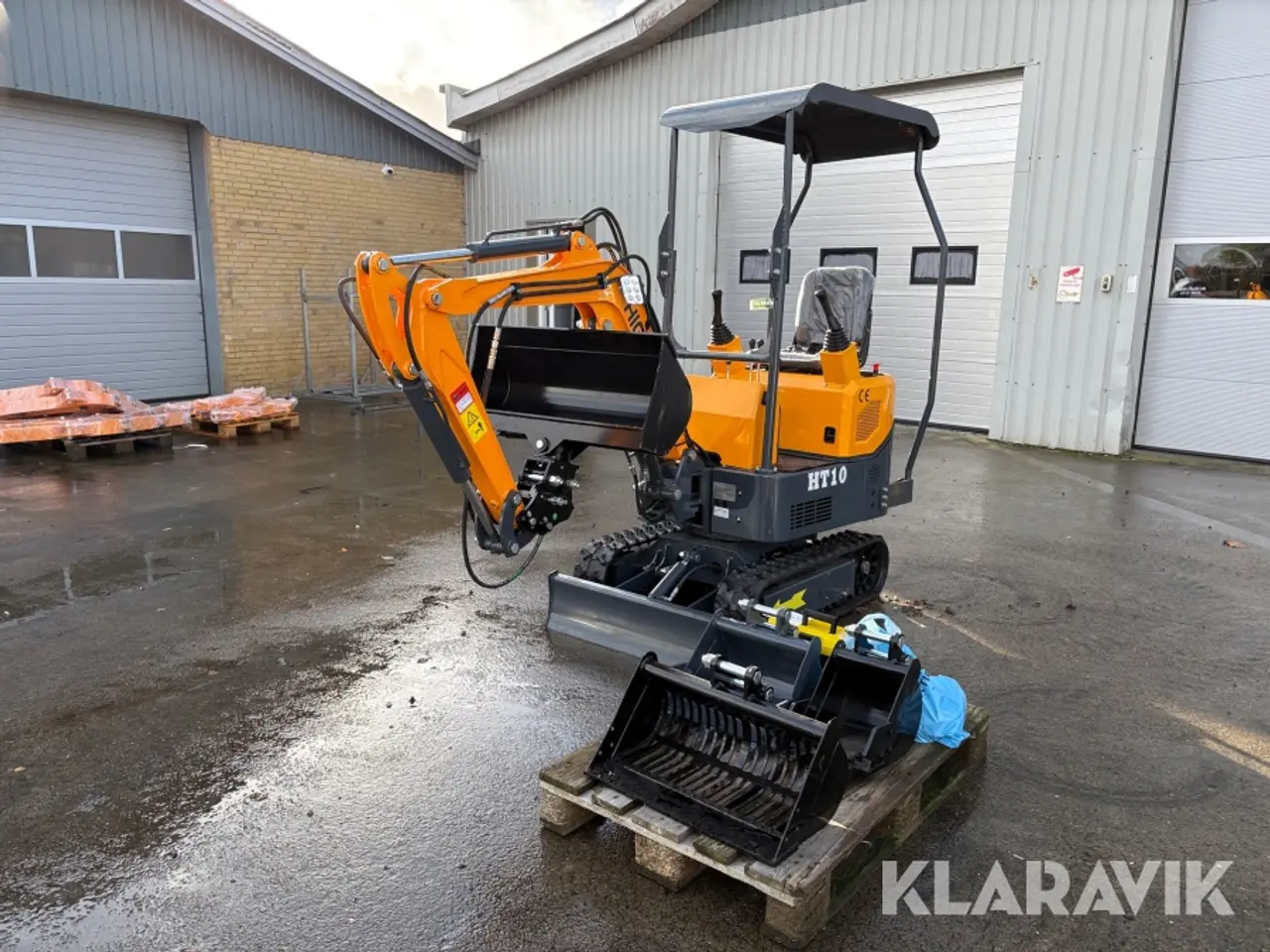 Billede 10 - Minigraver med redskabspakke Hightop HT10