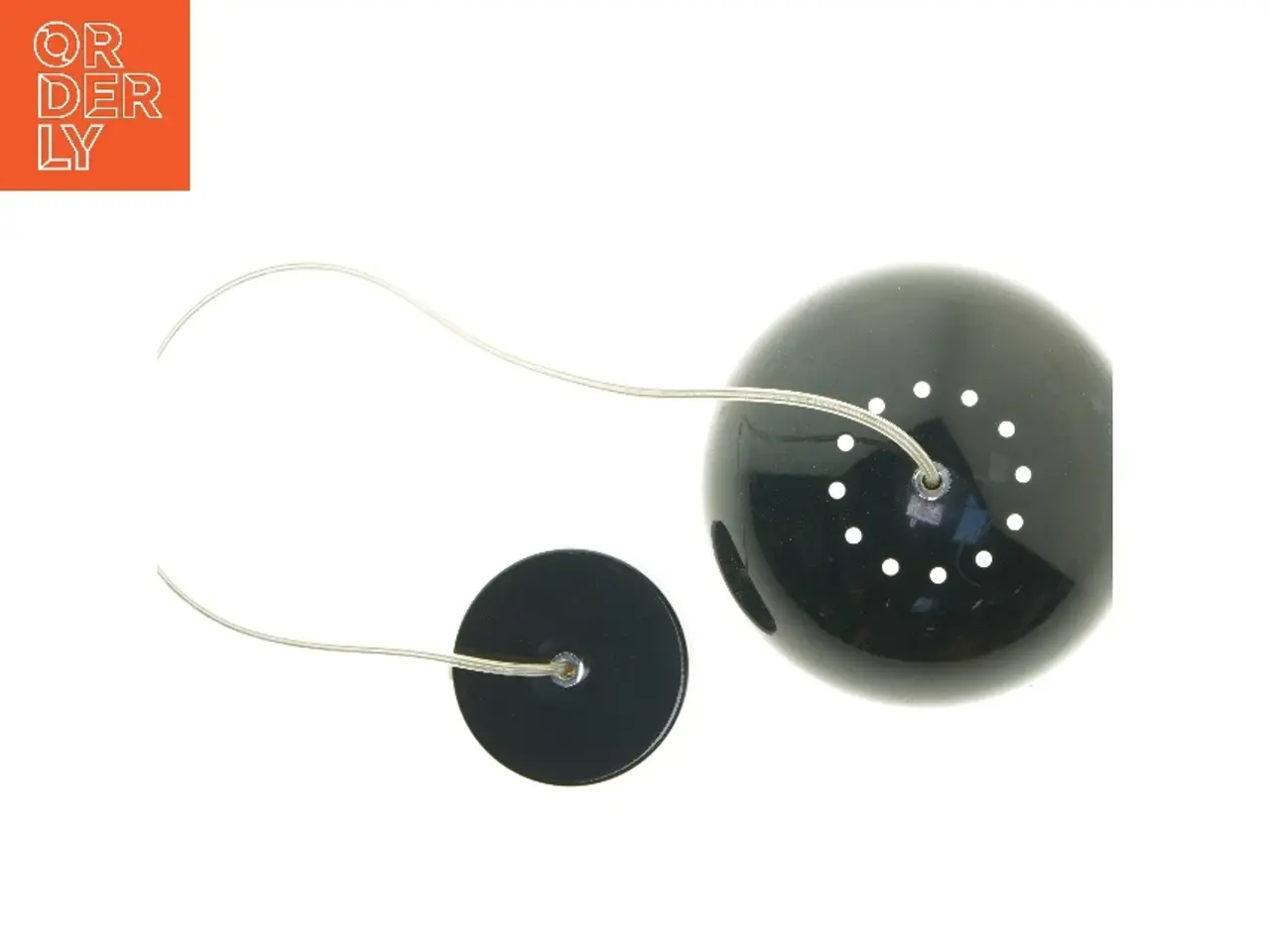 Billede 5 - Sort retro pendel lampe (str. 18x17 cm)
