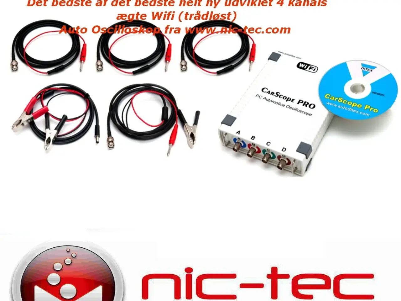 Billede 2 - Oscilloskop Sæt CarScope Plus for PC stor version