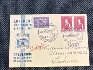 Særstempler luftpostudstilling i 1942 i Fredericia