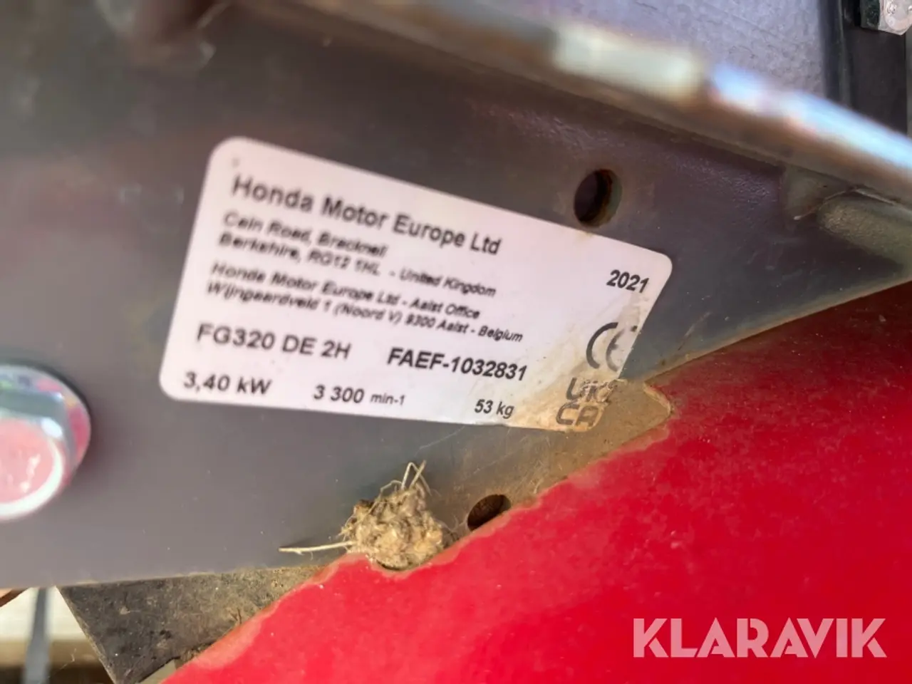 Billede 5 - Fræsere Honda FG320 DE 2H 2 styk