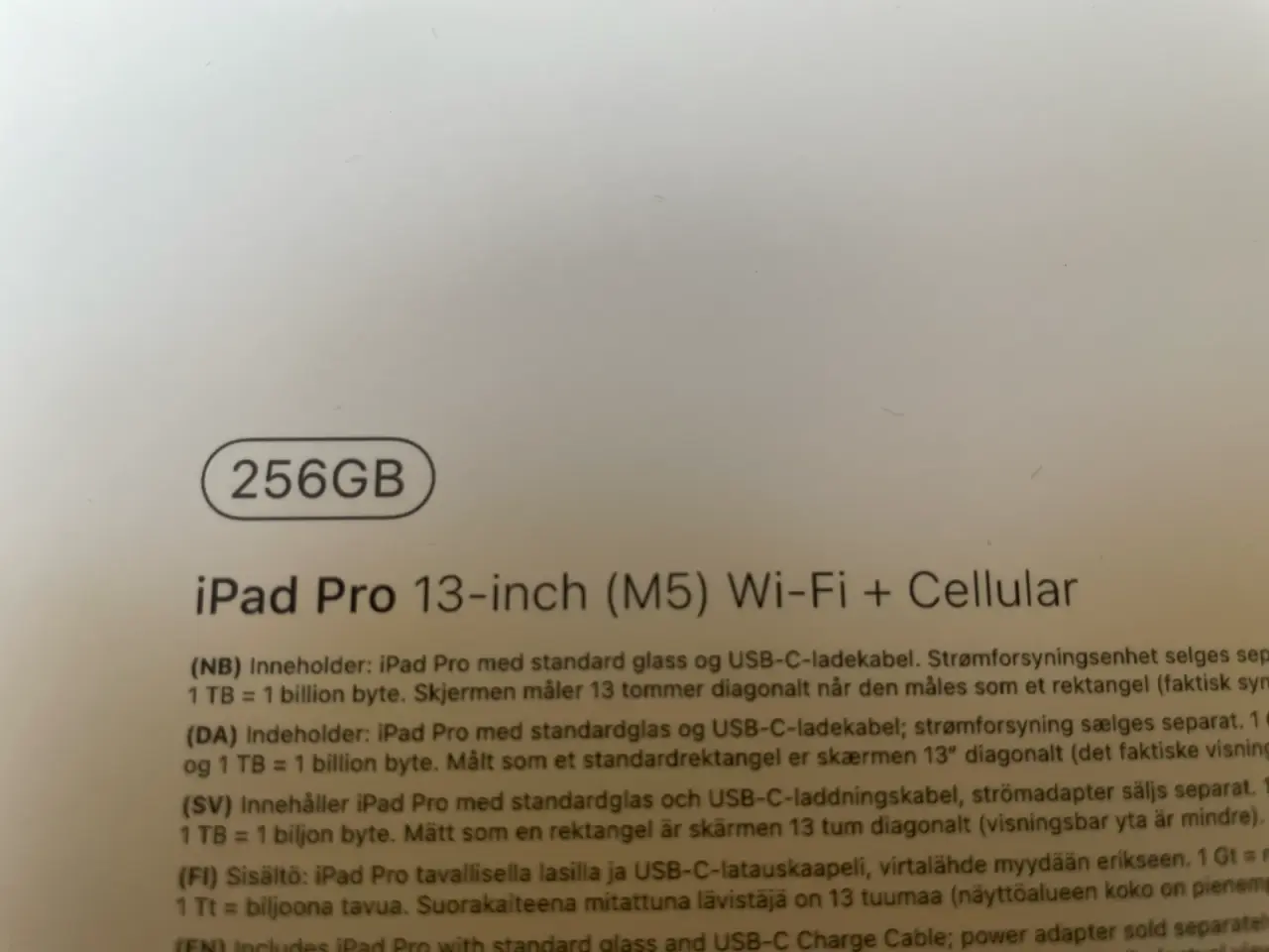 Billede 3 - iPad Pro 13-inch (M5) Wifi + Cellular