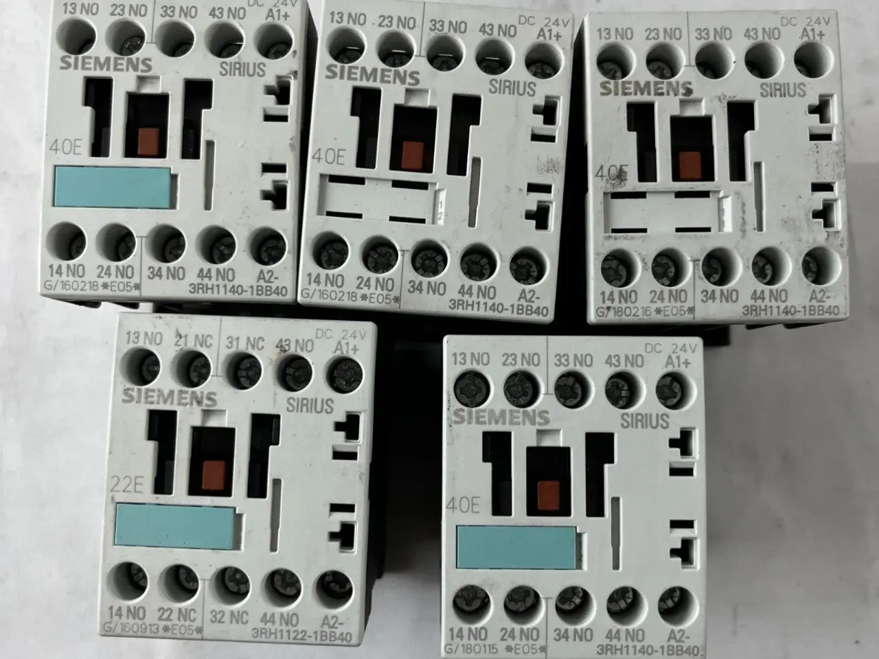 Billede 8 - Siemens 3RH1140-1BB40 kontaktor relæ 24V DC 4NO