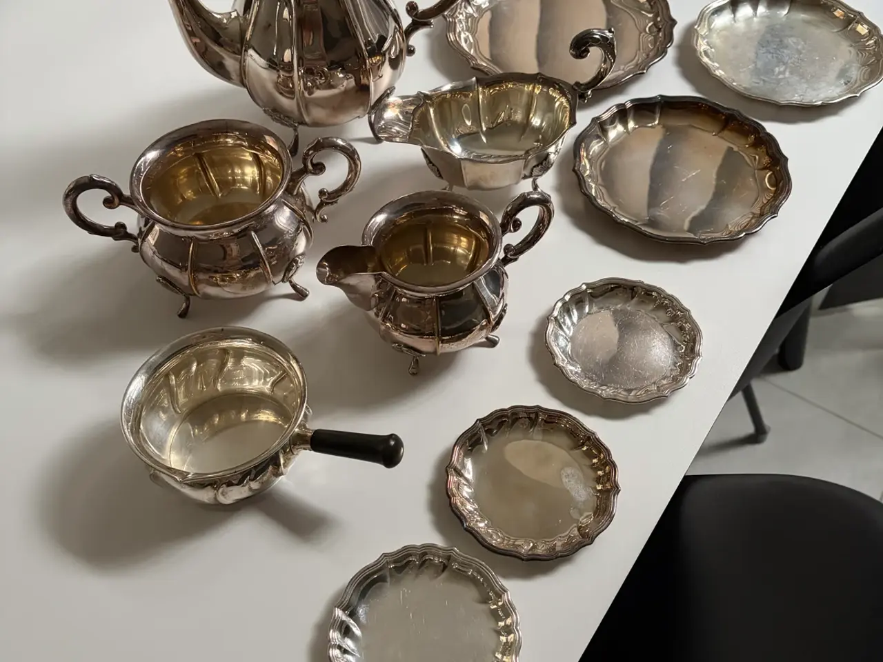 Billede 1 - Kaffesæt sølvplet