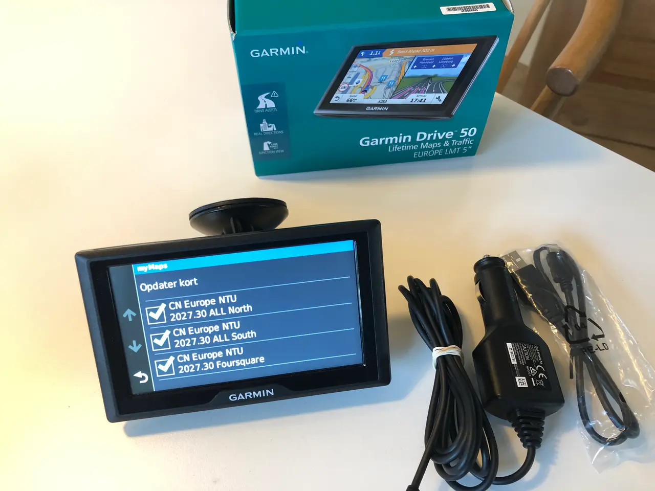 Billede 1 - Garmin Drive 50 LMT GPS med nyeste kort (2027.30)