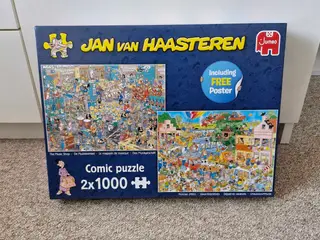 Jan van Haasteren, Holiday Jitters, 2x1000 stk