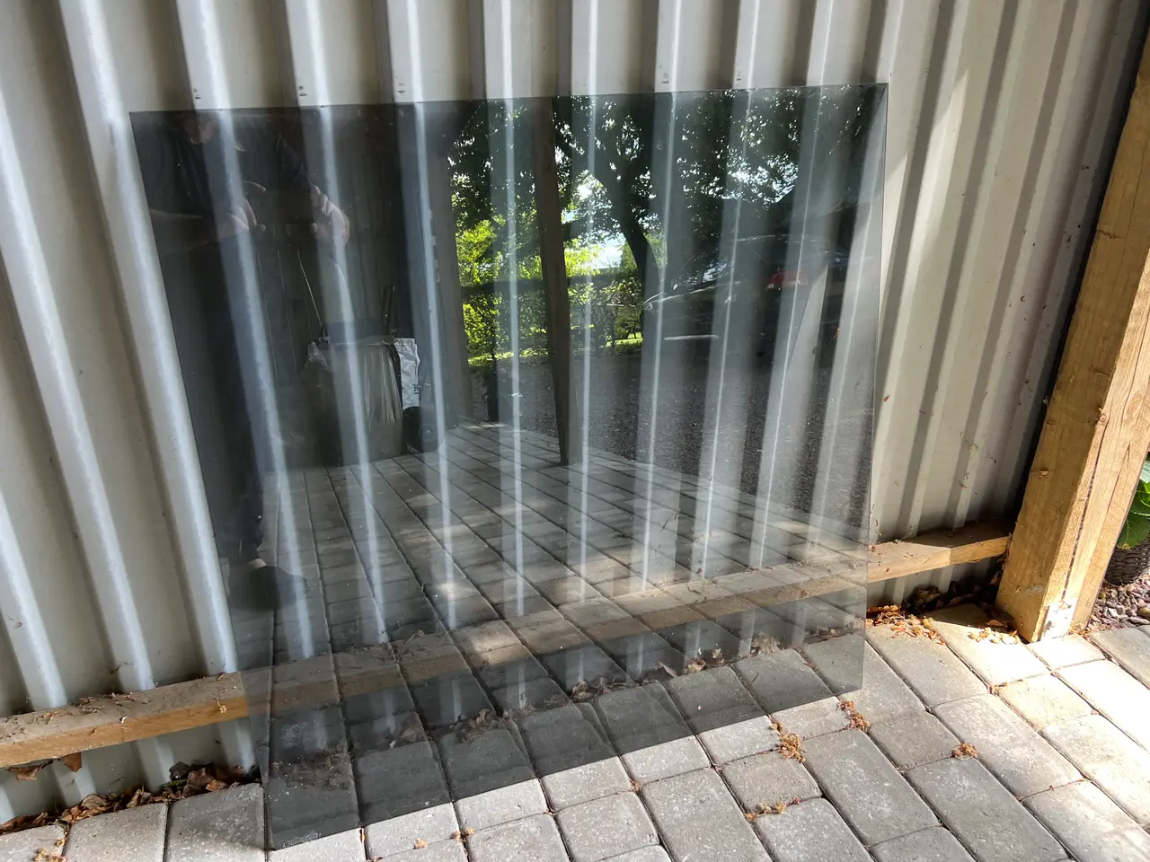 Billede 2 - Terrasse afdækning, læhegn, glas til indhegning.