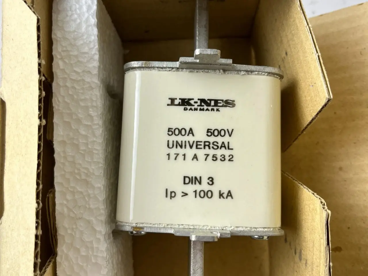 Billede 8 - LK-NES 171A7532 DIN 3 Cartridge sikringer 500A