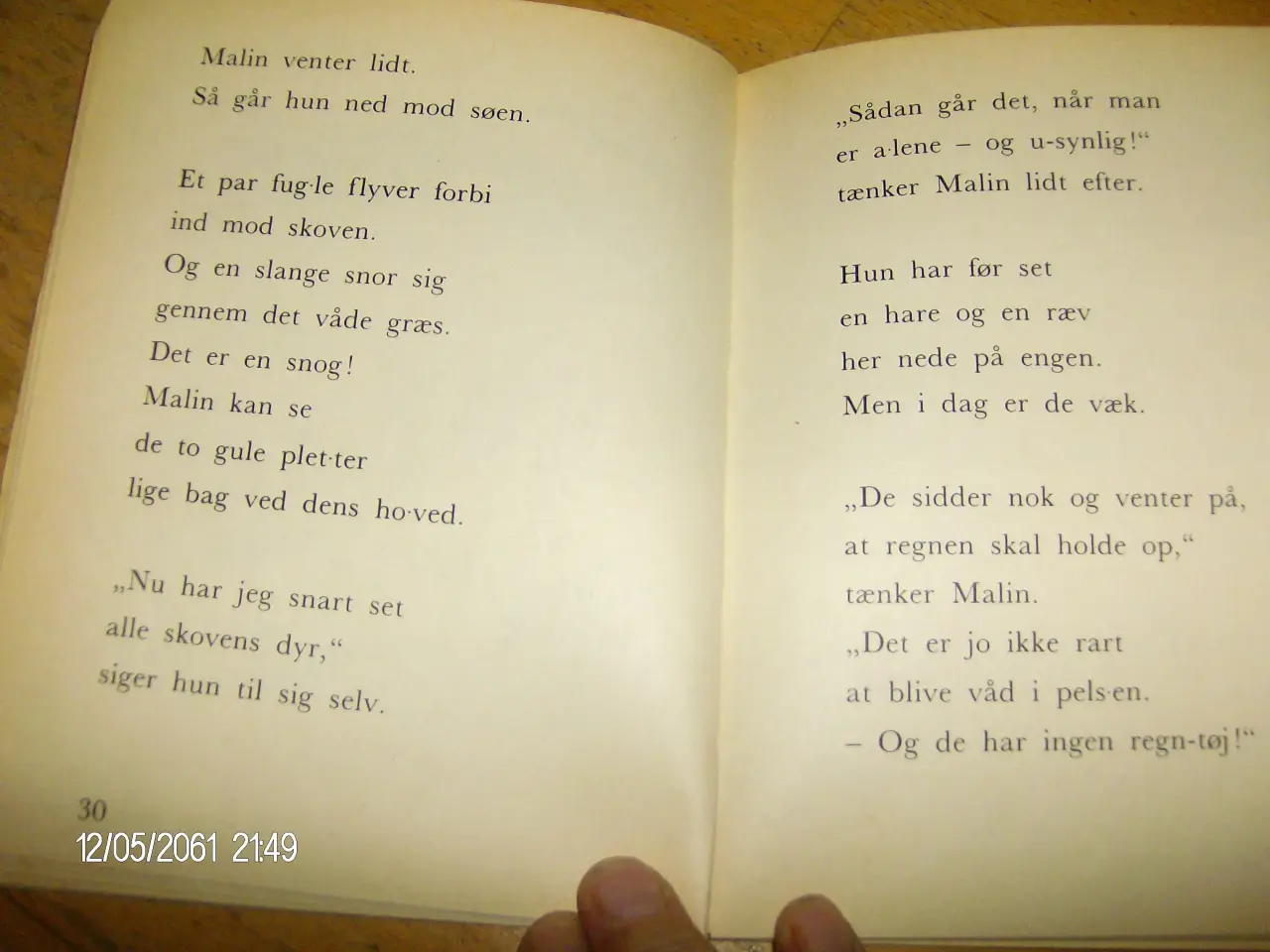 Billede 2 - Da Malin var u-synlig