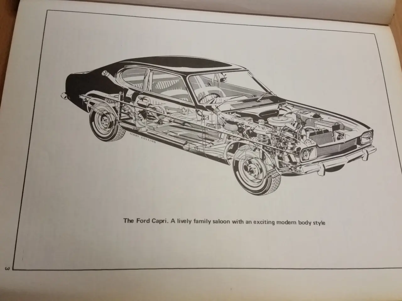 Billede 7 - Ford Capri instruktionsbøger m.v.