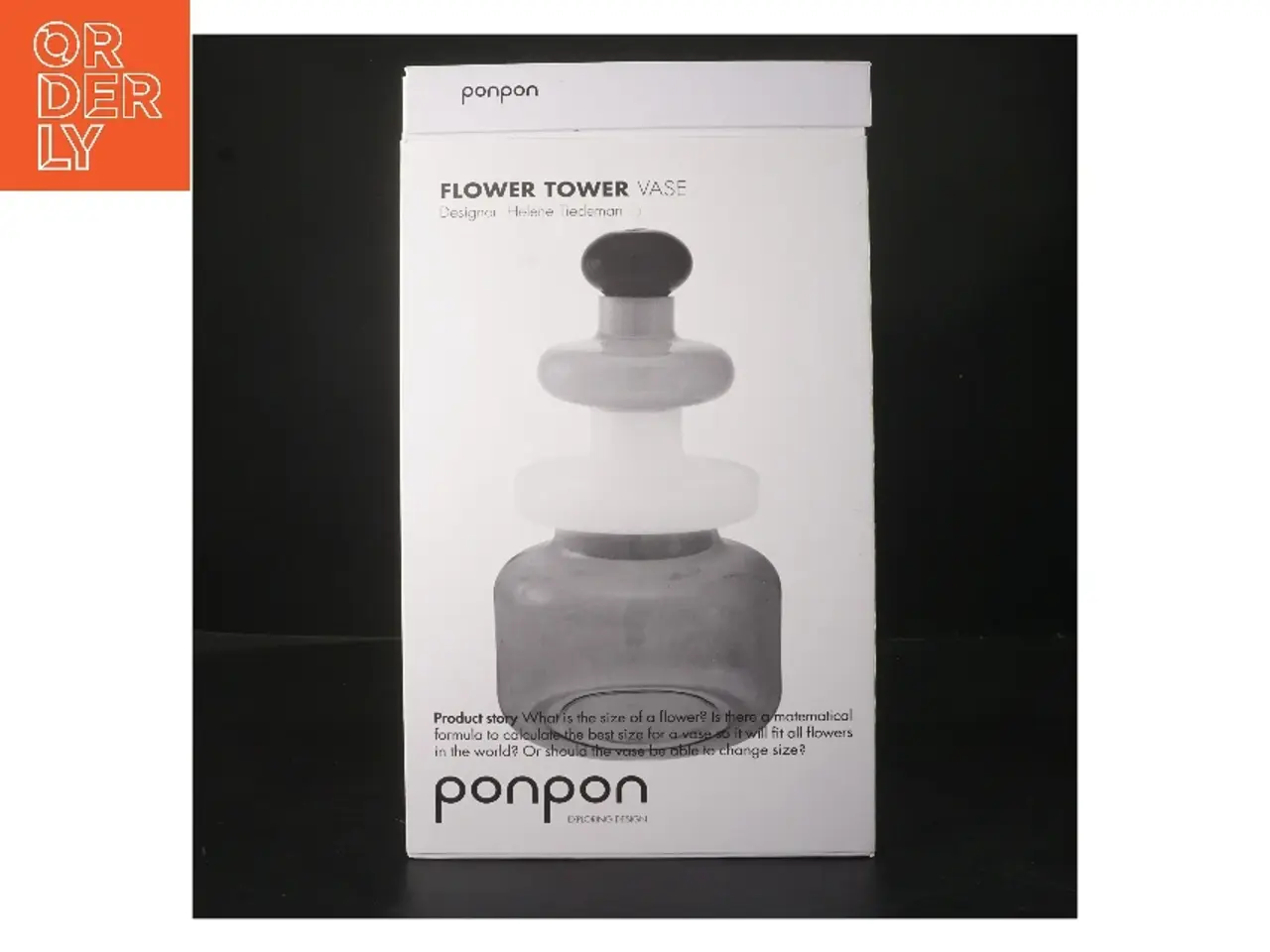Billede 2 - Flower Tower Vase fra Ponpon (str. 33 cm)
