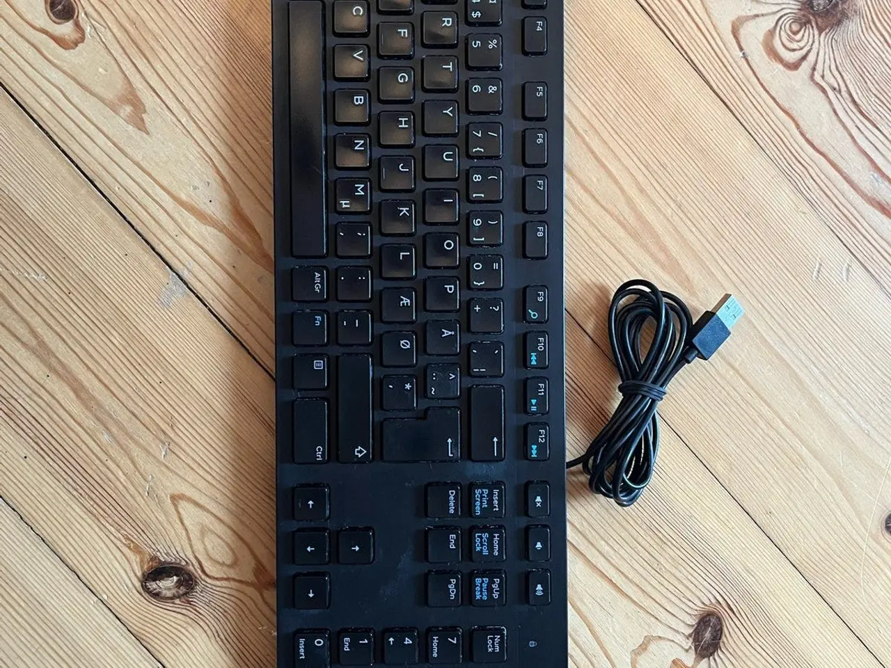 Billede 1 - Dell tastatur USB, sort
