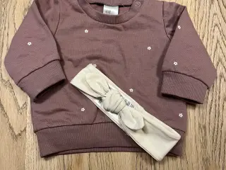 Bluse + hårbånd