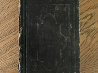 Antik Bibel med flot præget ryg (gotisk skrift, ca