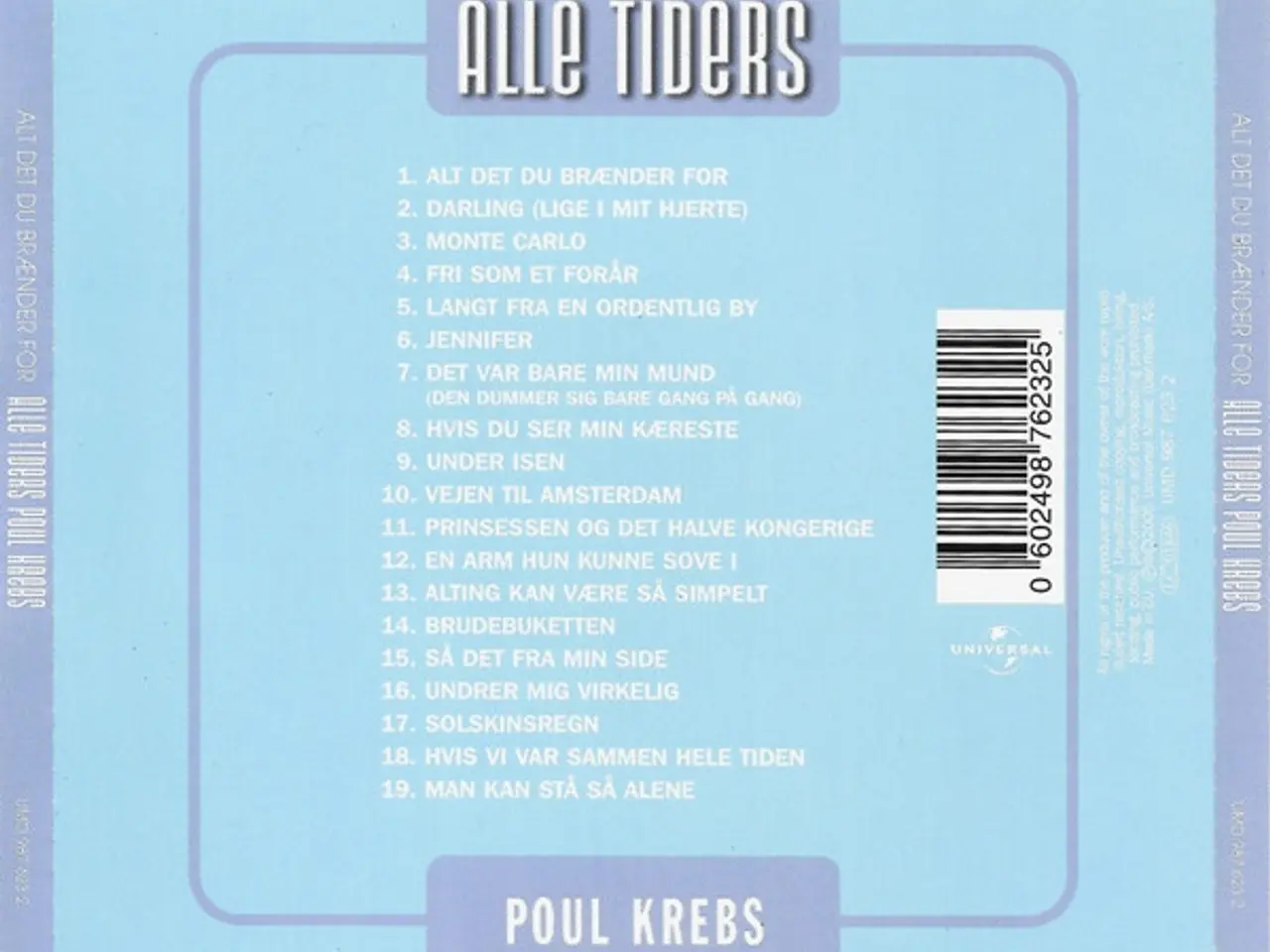 Billede 2 - Poul Krebs – Alt Det Du Brænder For – CD