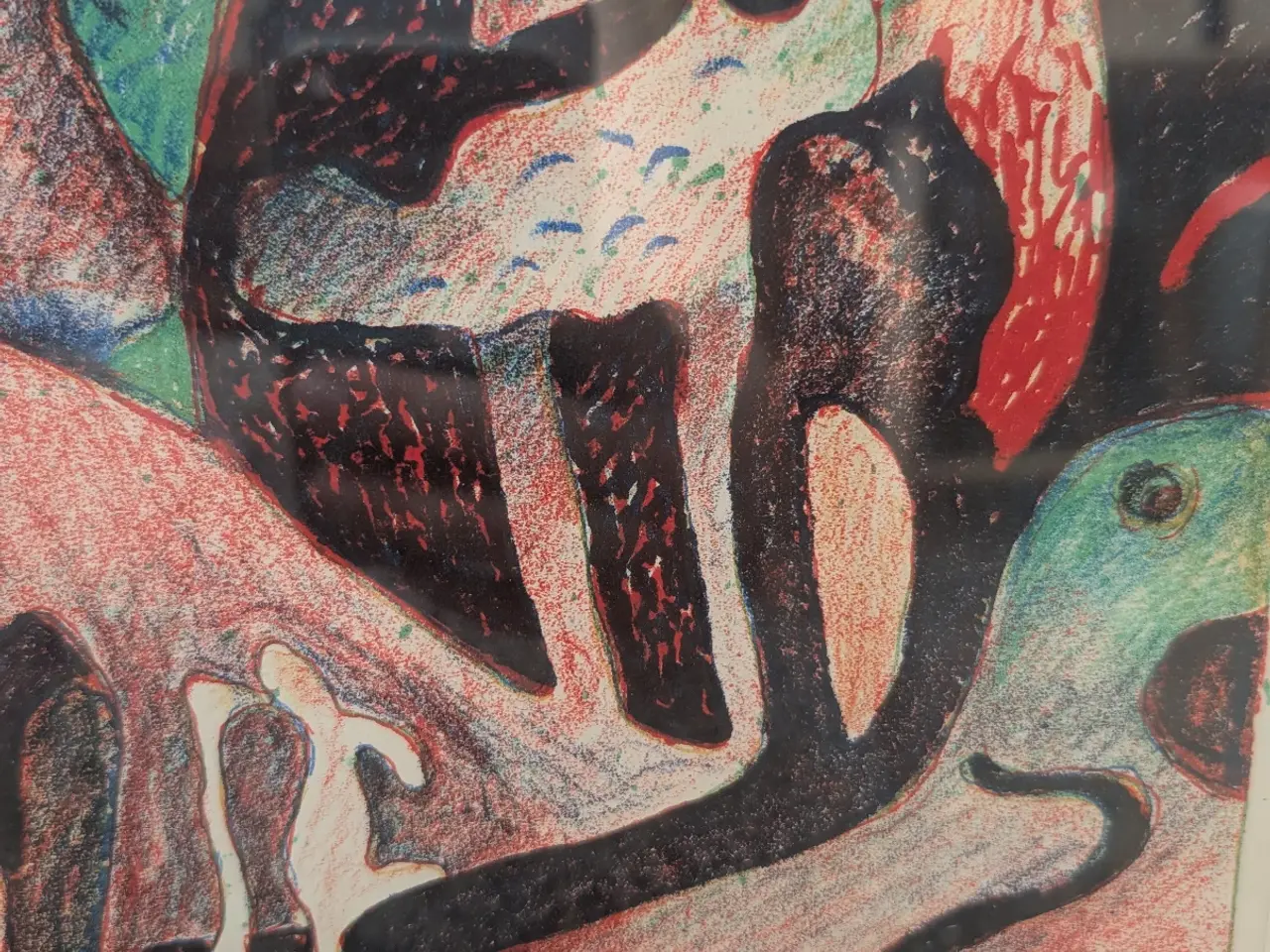 Billede 3 - Signeret litografi af Gunnar Saietz