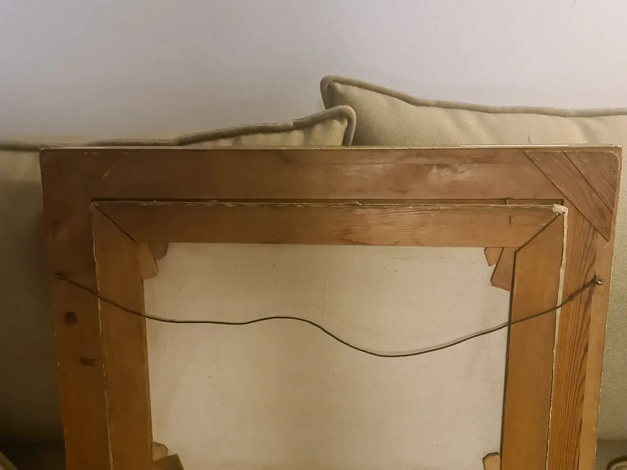 Billede 7 - Originalt oliemaleri fra 1939 – Idyllisk gadescene