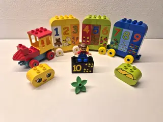 Duplo Taltogmed tal samt symboler og 4 vogne, Sælg