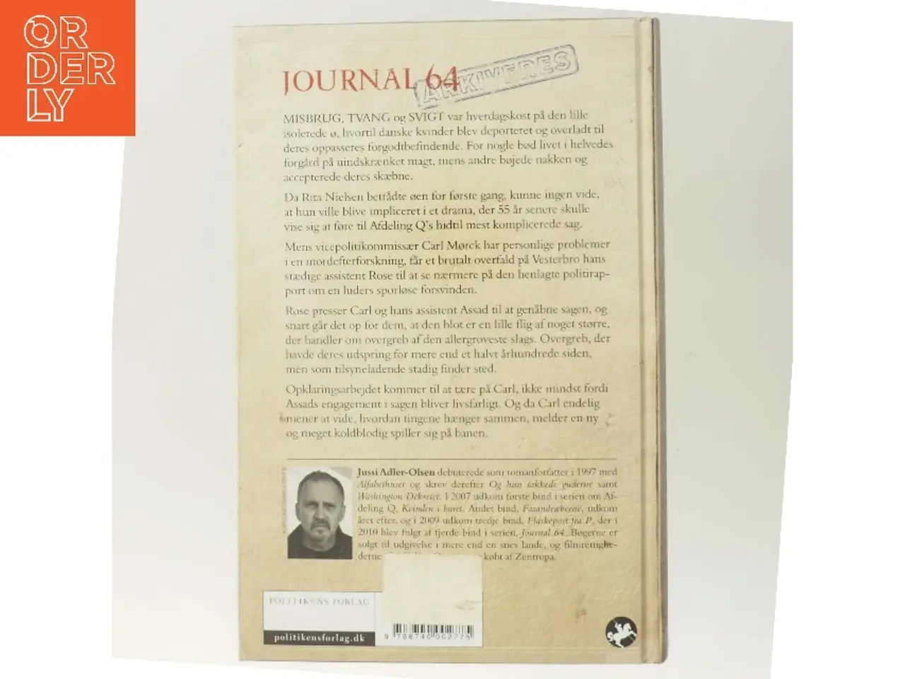 Billede 3 - Journal 64 : krimithriller af Jussi Adler-Olsen (Bog)