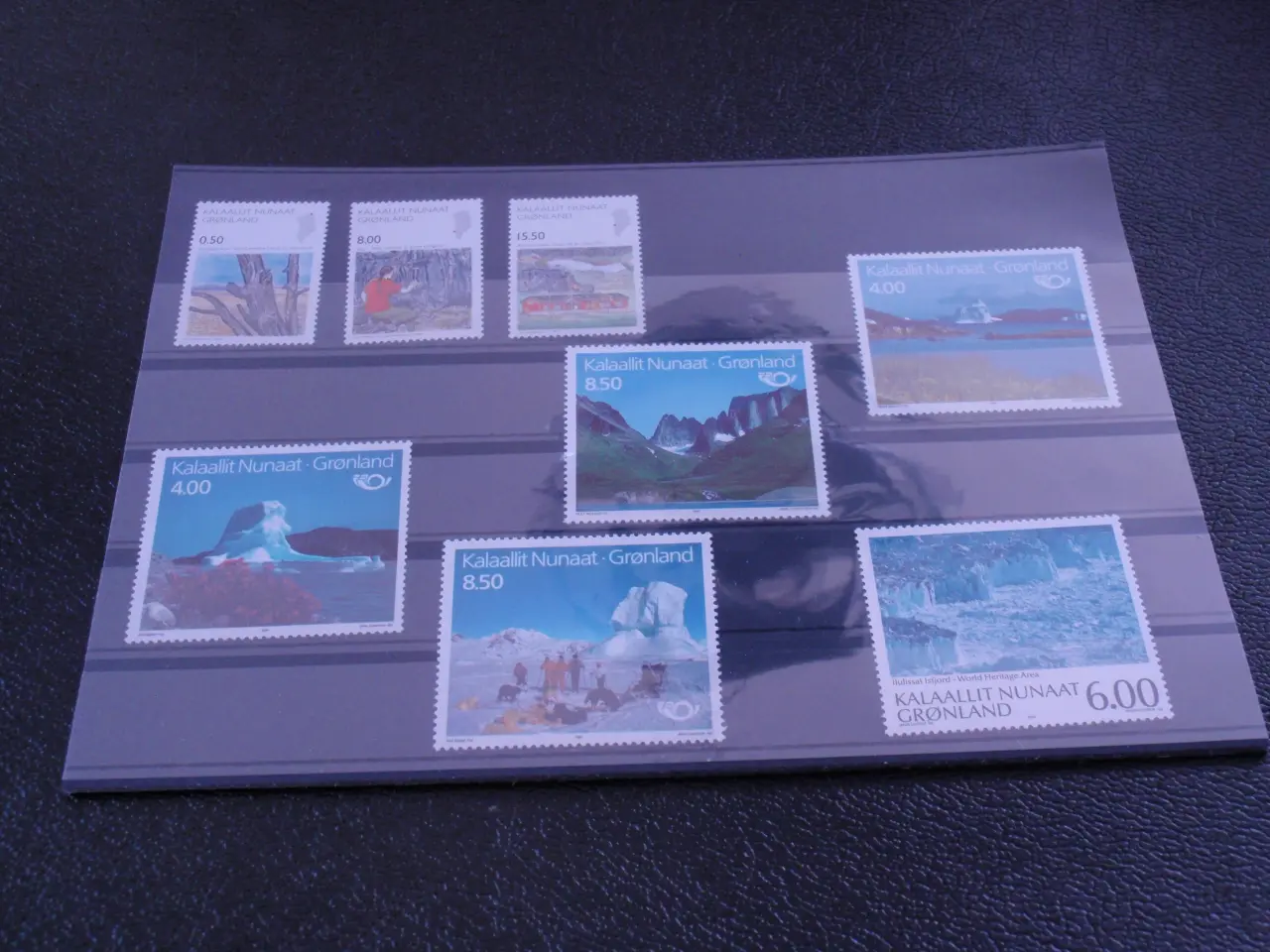 Billede 1 - Postfriske Grønlandske Serier. Planche medsendes