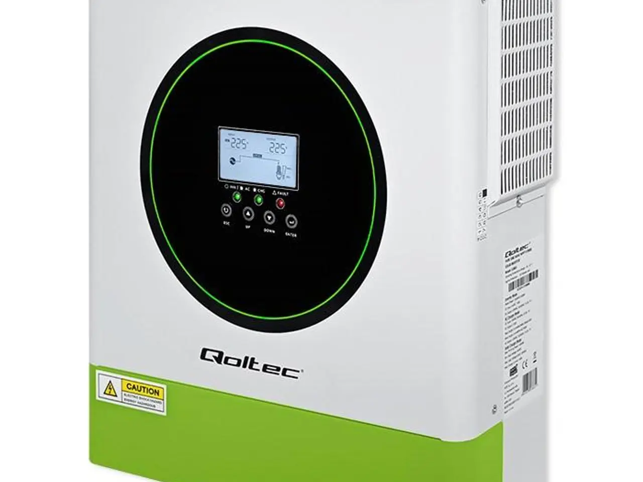 Billede 1 - Solcelle vekselretter hybrid 24V 3500W - Qoltec