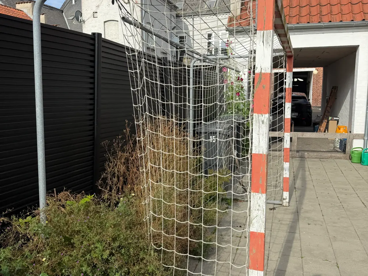 Billede 3 - Håndboldmål i træ og metal med net.