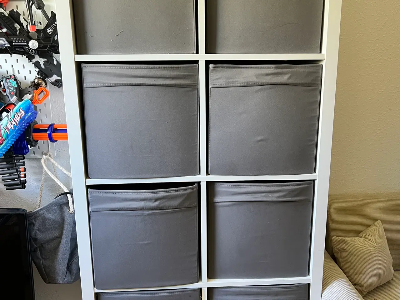 Billede 2 - IKEA KALLAX/rumdeler i hvid med 8 rum. 