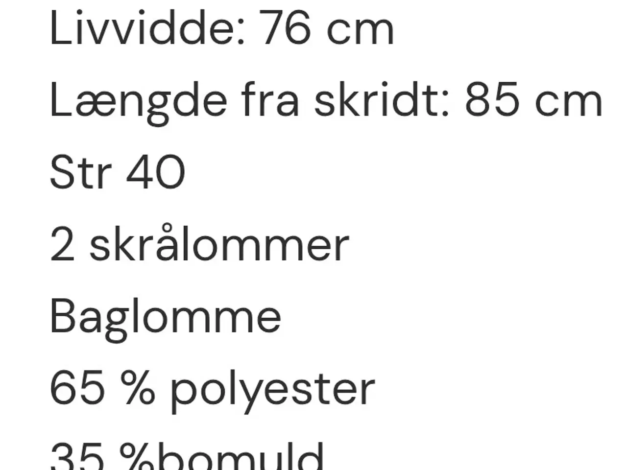 Billede 9 - Kentaur kokkebukser nyt 