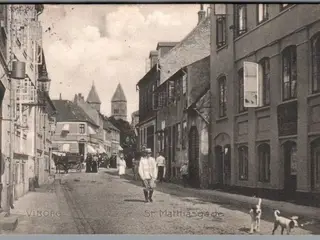 Viborg - Sortebrødre Kirkestræde - Postkort - Brugt