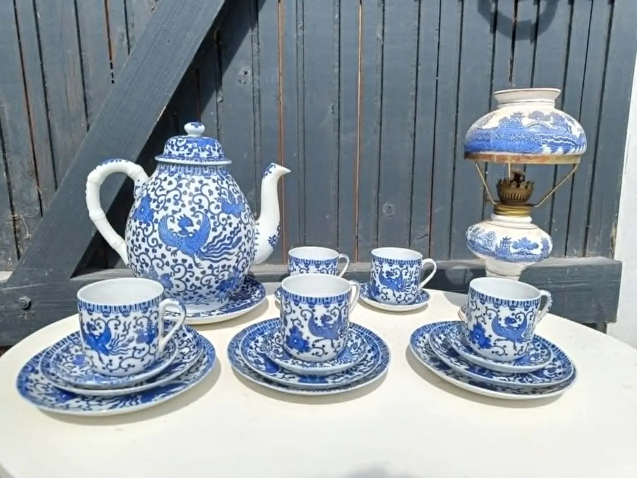 Billede 2 - Antik japansk kaffestel