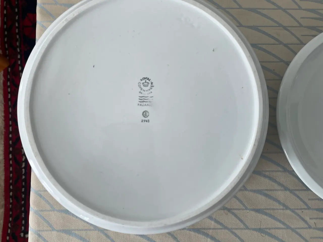 Billede 9 - Royal Copenhagen Blå Kant Fajance