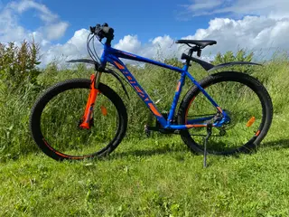Mountainbike 19” blå/orange