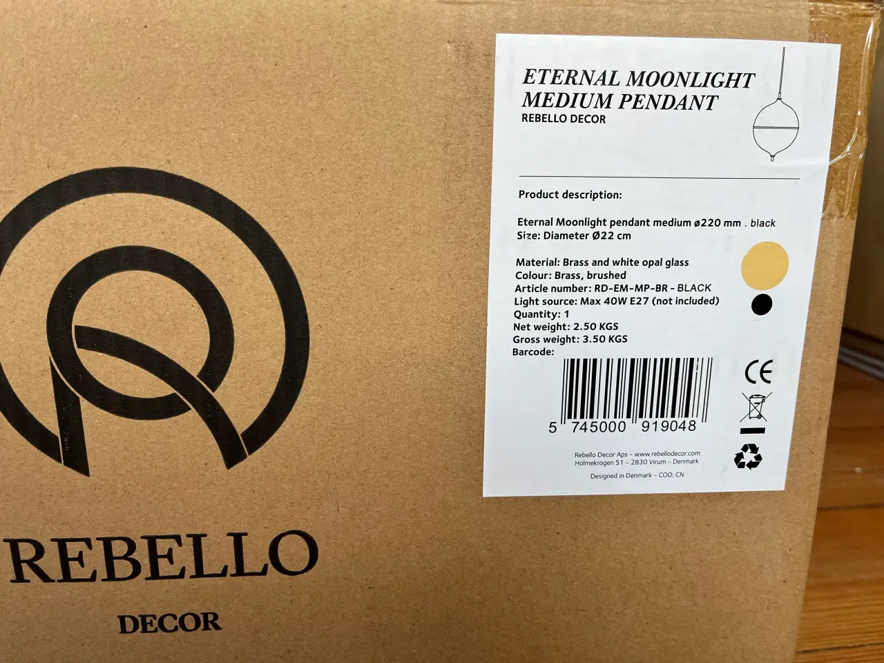 Billede 4 - Helt ny og ubrugt Rebello Decor loftlampe sælges