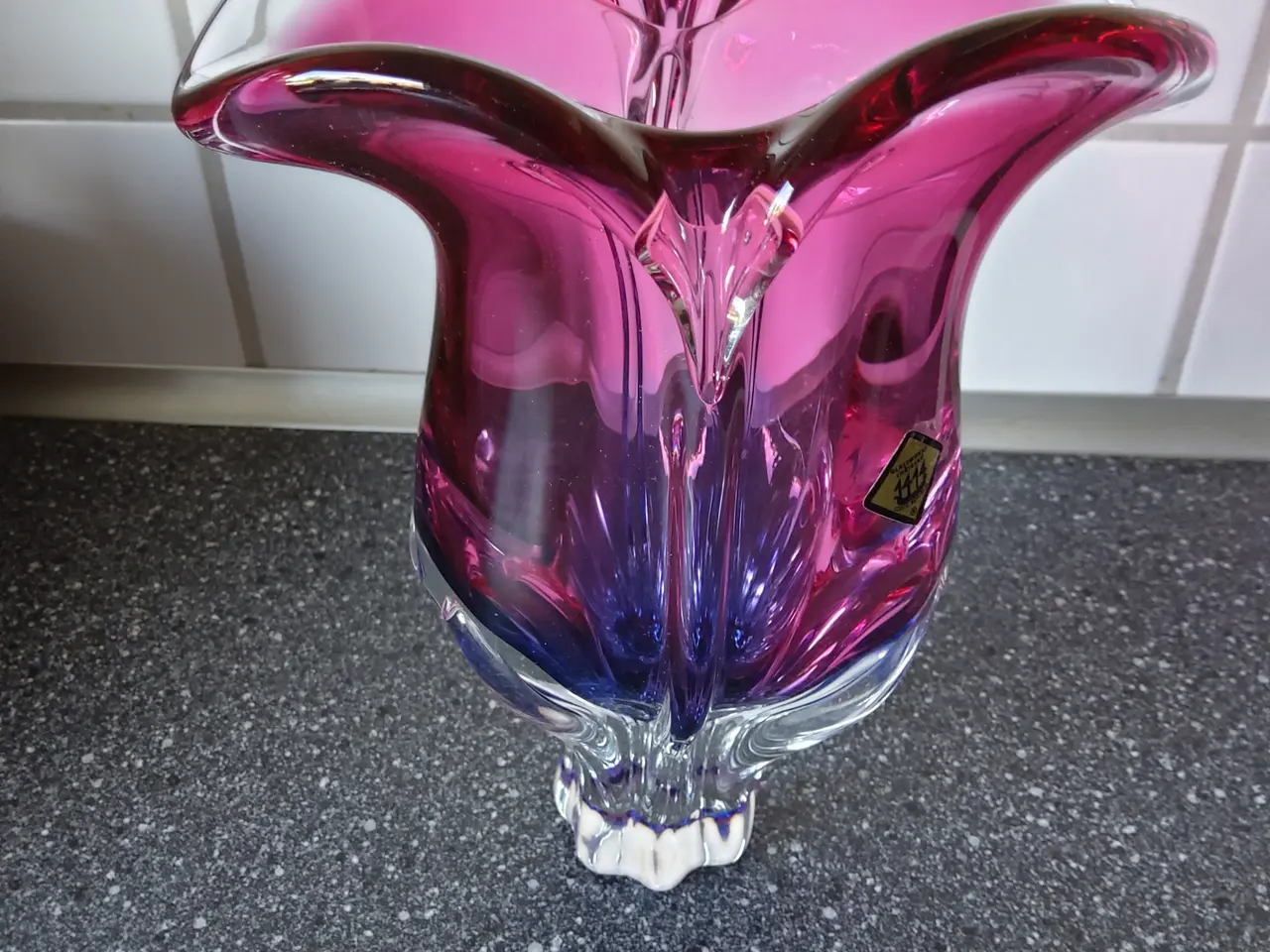 Billede 3 - Hospodka glaskunst vase.