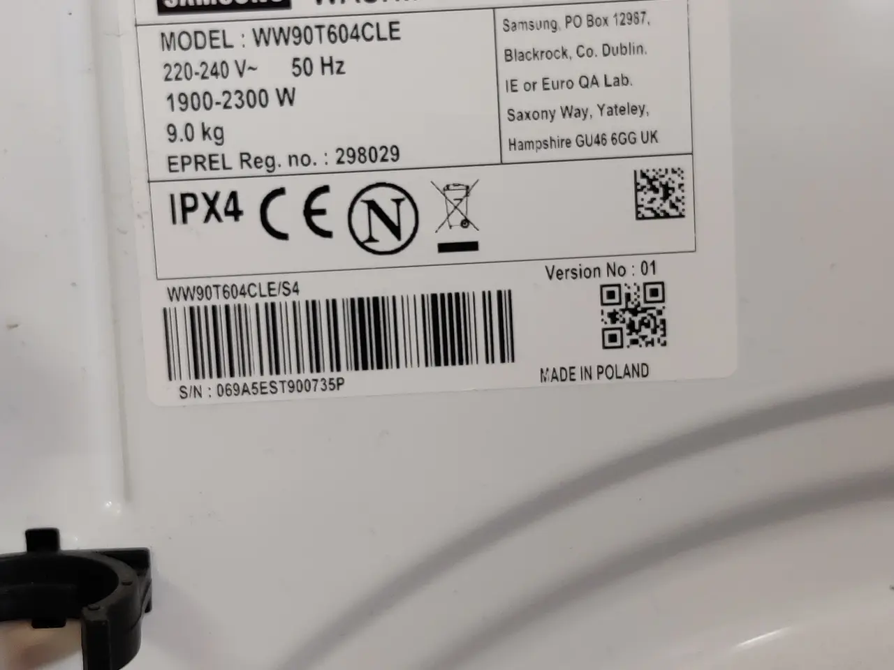 Billede 2 - SAMSUNG vaskemaskine