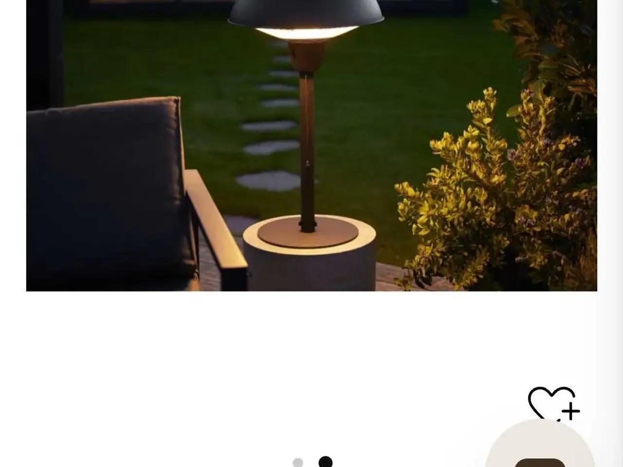 Billede 3 - Terrassevarmer bordmodel