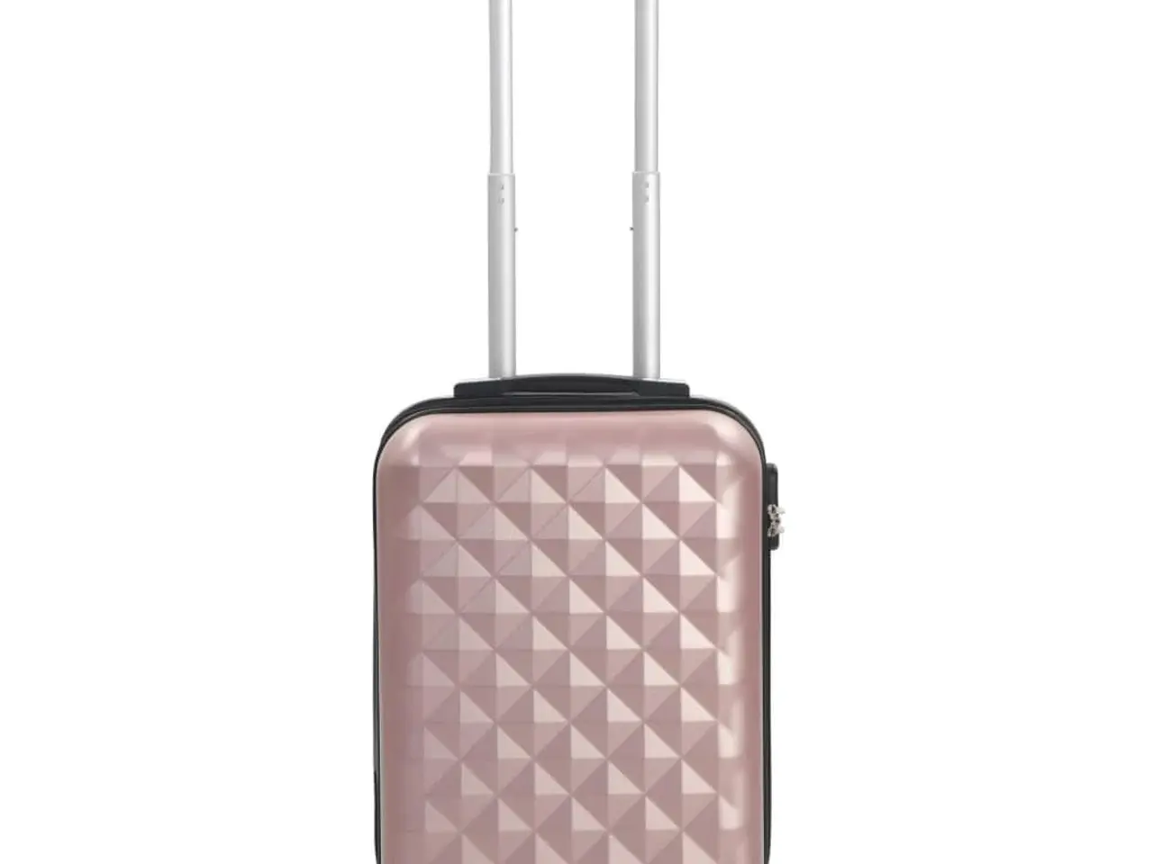 Billede 2 - Hardcase-kuffert i ABS - rosenguld, 55 × 36 × 22 cm