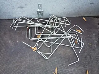 Murbindere, rustfrit stål.