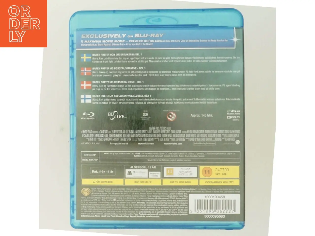 Billede 3 - Harry Potter 7 Part 1 med Daniel Radcliffe (DVD)