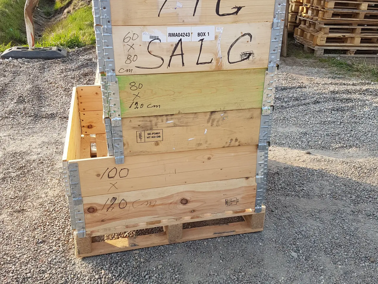 Billede 1 - Paller rammer billig til salg 80 x 120 cm