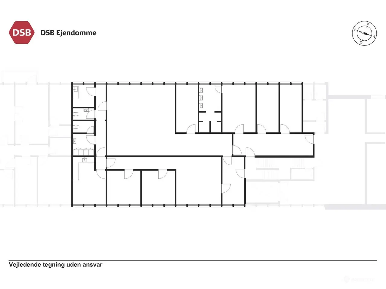 Billede 17 - Kontor til leje på 1. sal af Brønderslev Station