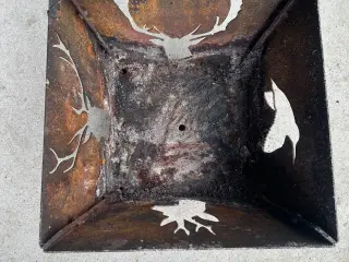 Bålkurv  med motiver 