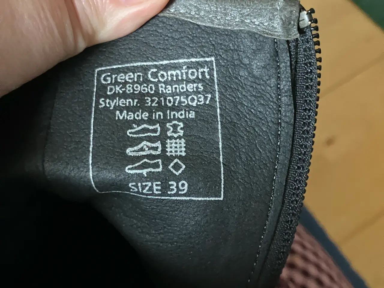 Billede 7 - Green Comfort grå damelæderstøvle