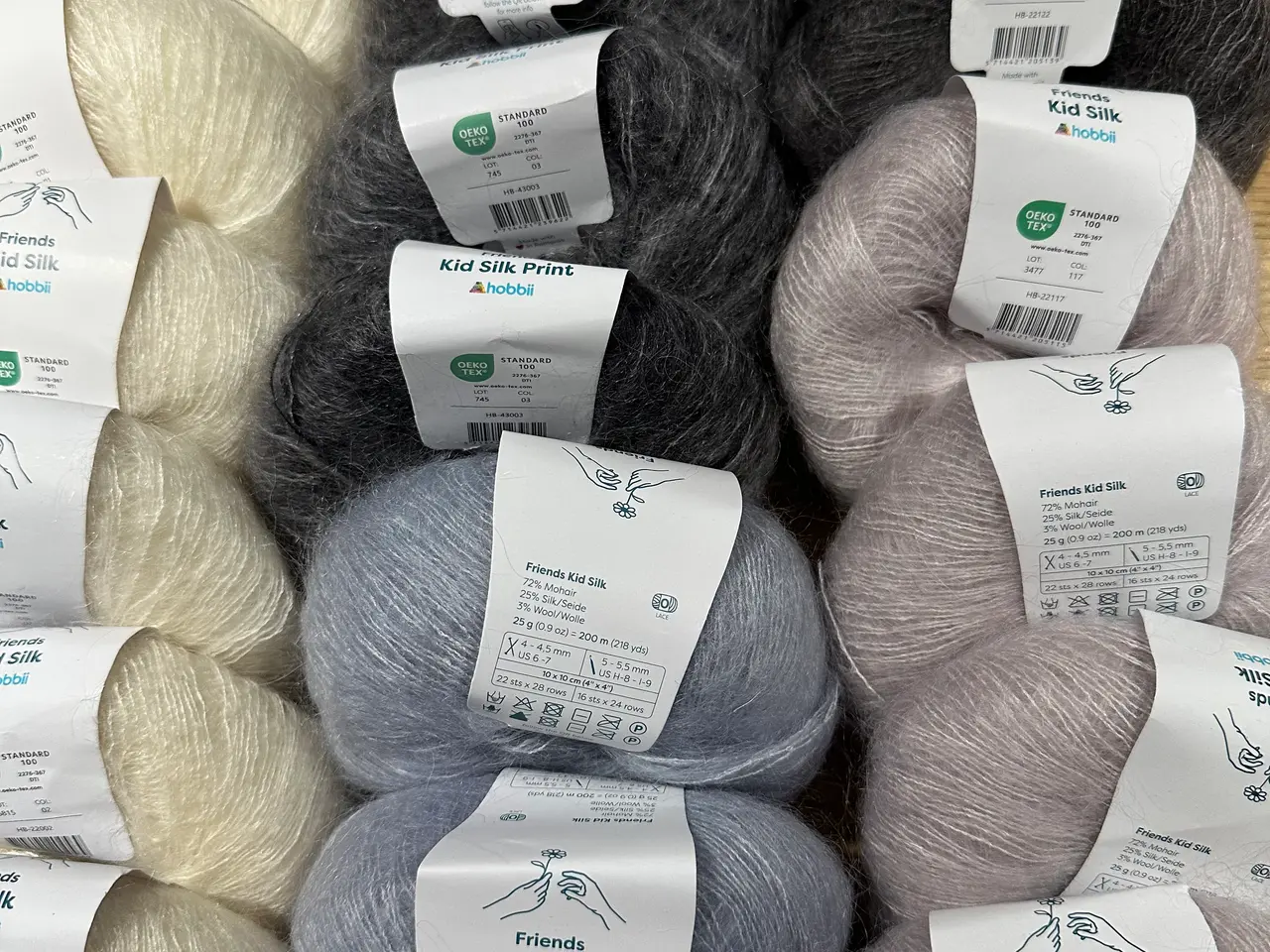 Billede 1 - 525 g. Kid Silk. Røgfrit 
