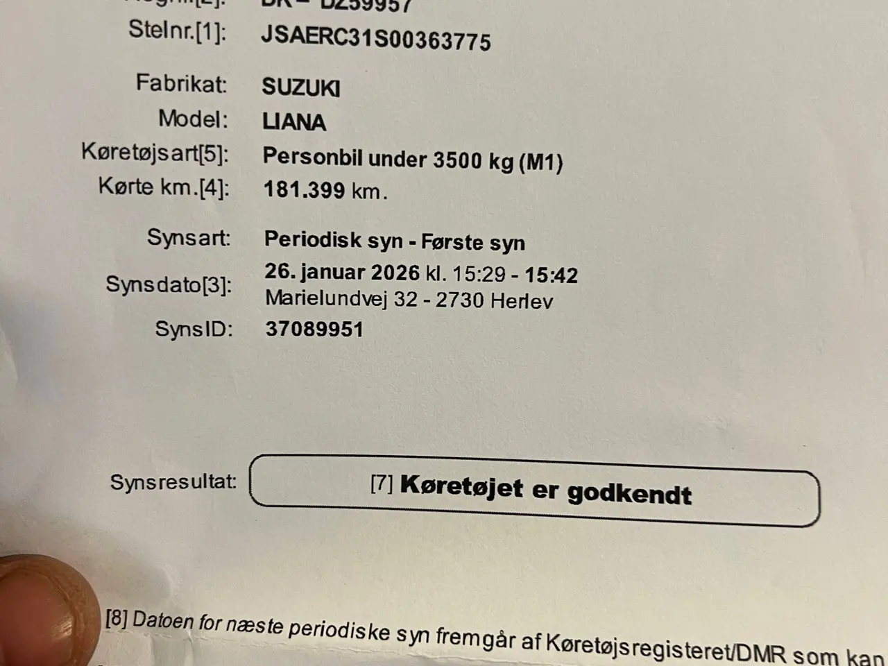 Billede 8 - Nysynet Suzuki Liana 
